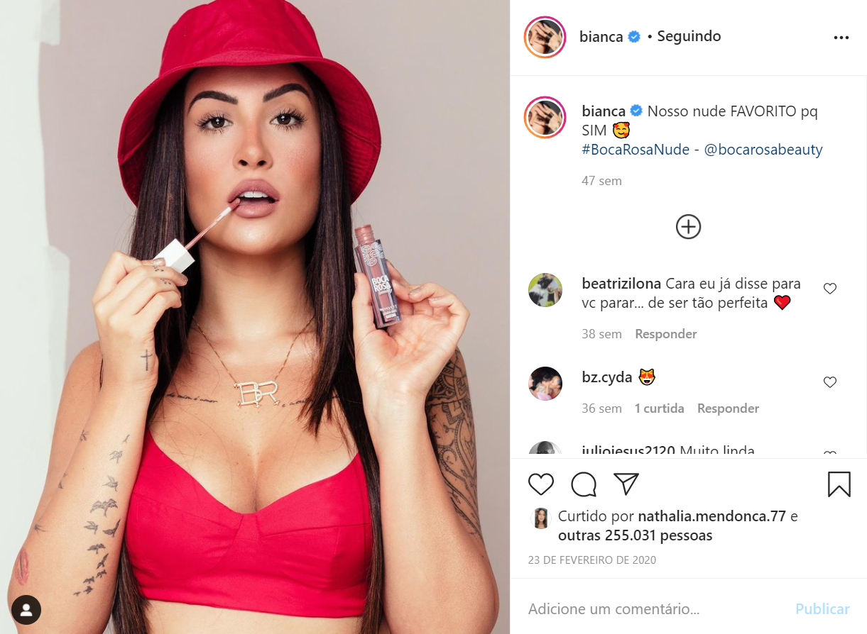 Instagram da Boca Rosa