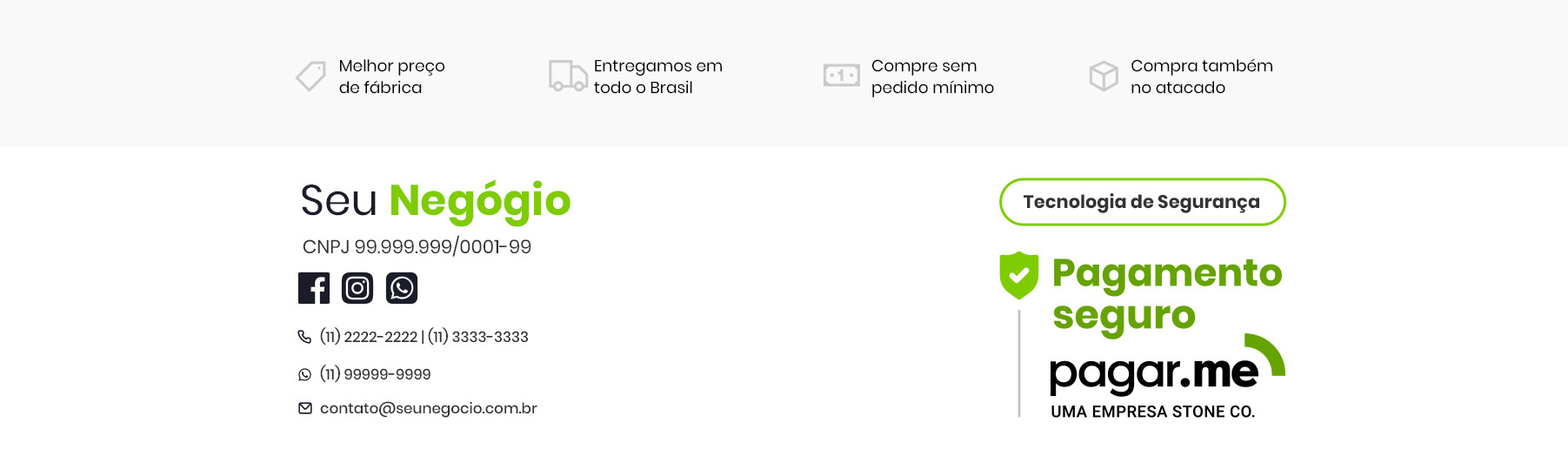 Aumente a credibilidade do seu site com ícones e selos